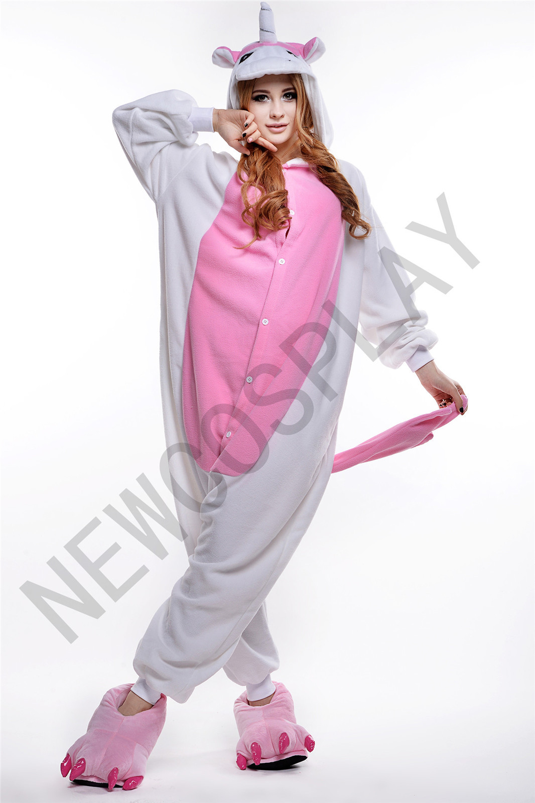 独角兽动物亲子万圣节连体睡衣