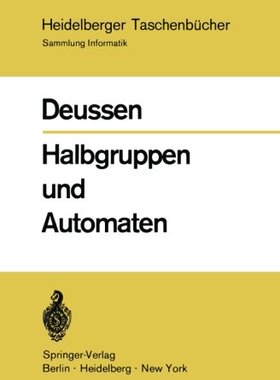 【预订】Halbgruppen Und Automaten