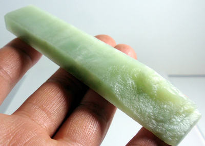 纯天然岫玉印章岫岩玉毛料DIY印章或雕刻小件练手或标本特价-3