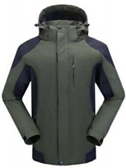 雷克兰PR11户外防寒服,男士冲锋衣棉衣内胆可拆卸