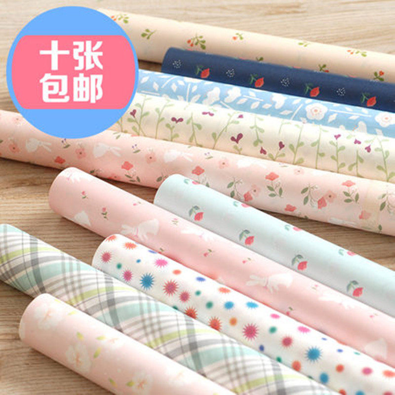 diy十张幼儿宿舍中小学生包书纸