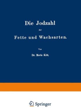 【预订】Die Jodzahl Der Fette Und Wachsarten