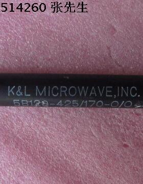 K&L 5B120-425/170-O/O 425MHz SMA母 RF 射频微波同轴带通滤波器