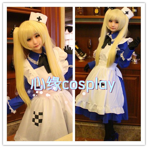 心缘cosplayAPH黑塔利亚罗莎·柯克兰 英国性转女仆装cosplay服装