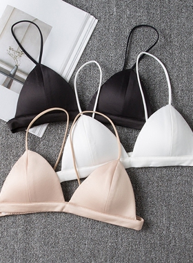 细肩带抹胸裹胸内衣吊带背心女带胸垫防走光美背背心打底内衣上衣