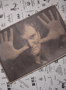 昆汀塔伦蒂诺海报QuentinTarantino落水狗无耻混蛋导演酒吧装饰画