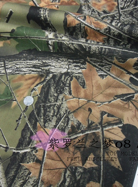 处理现货realtree迷彩布料军拓展户外服装布料野外伪装仿生迷彩