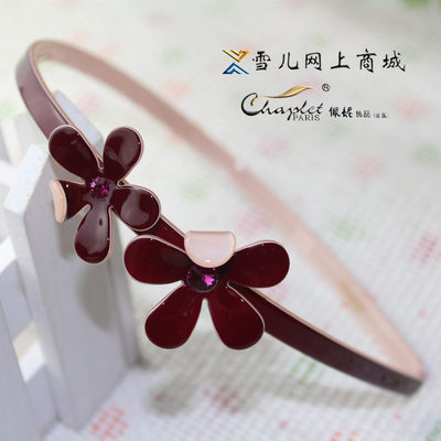 佩妮头箍发夹韩版五瓣花新品