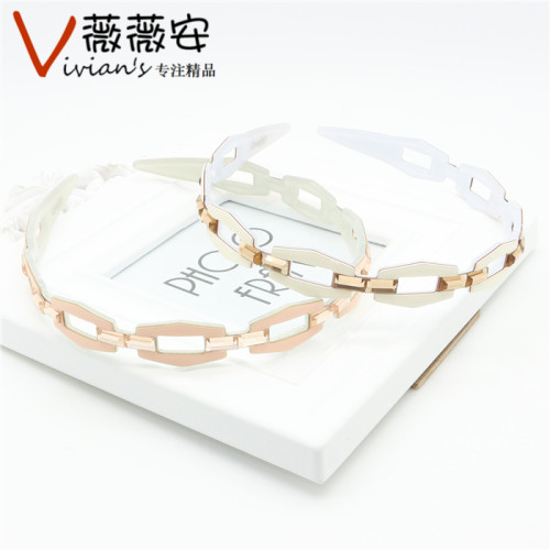 法国佩妮chaplet名媛链条发箍