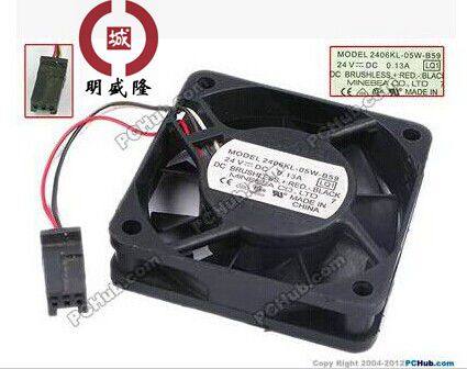 原装NMB 2406KL-05W-B59 6015 24V 变频器数控机床发那科专用风扇