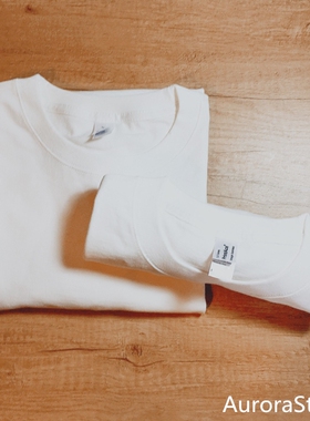 #FFFFFFT白t 日本重磅240g厚实纯棉面料短袖打底T恤男女通款 现货