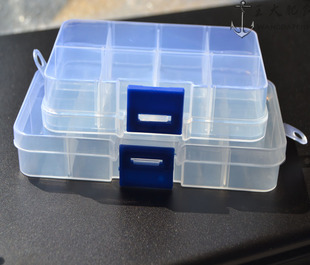 耳钉收纳盒透明塑料格子首饰盒储物盒整理盒发饰头饰戒指珠宝项链