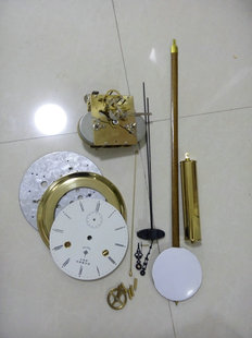 北极星双月机芯机械报时挂钟机芯配件全套面摆锤