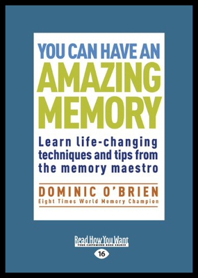 【预售】You Can Have an Amazing Memory: Learn Life-Changi