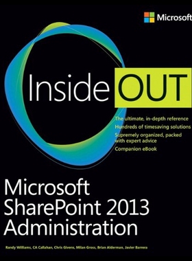 【预售】Microsoft Sharepoint 2013 Administration Inside O