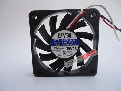 AVC F6010T12HS 6CM 12V 0.19A 6010 6厘米 电脑CPU 散热风扇