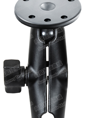 RAM-Mount RAM 63mm单圆盘1英寸球头底座 标准连杆套件 AMP孔 B型