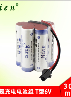 玩具车遥控车遥控船 镍氢充电电池组 5号 AA3000mAh 6V T型