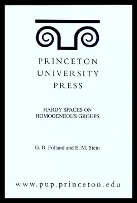 【预售】Hardy Spaces on Homogeneous Groups. (MN-28):
