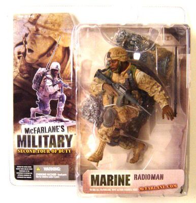 全场特价包邮 麦克法兰 INFANTRY 陆战队 通讯兵 2代兵人