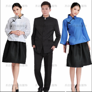 2015中山装民国青年服五四青年学生合唱民国舞台演出表演摄影服