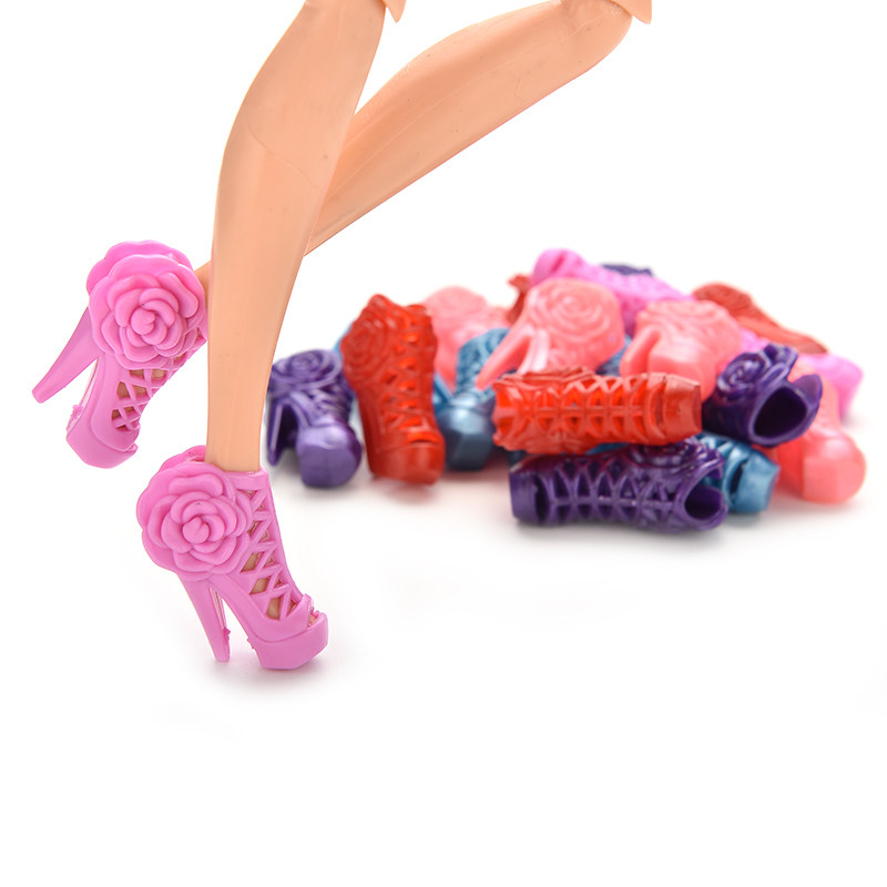 10 Pairs High Heels Shoes With Flowers For Barbie Doll Acces|msdalam kategori Aksesori/Barang Kemas Fesyen, Barang lain - dari Buy2taobao.com untuk memberikan perkhidmatan ejen Taobao profesional membeli