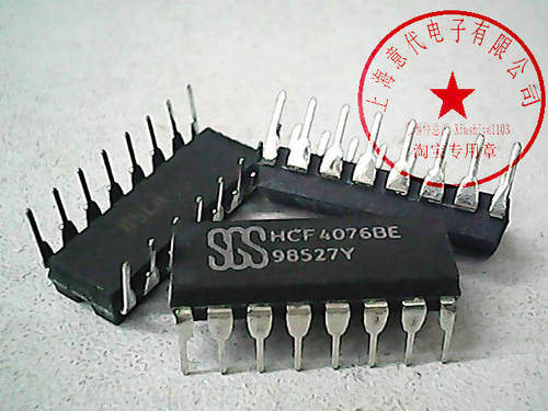 HCF4076BE  ST  CD4076BE〖正品原装〗赛格市场G332室实体店 现货