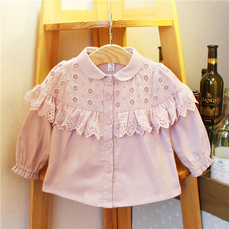 Chemise fille à manche longue - Ref 2085334 Image 1