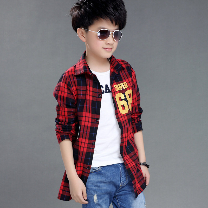 Chemise garcon à manche longue - Ref 2077061 Image 3