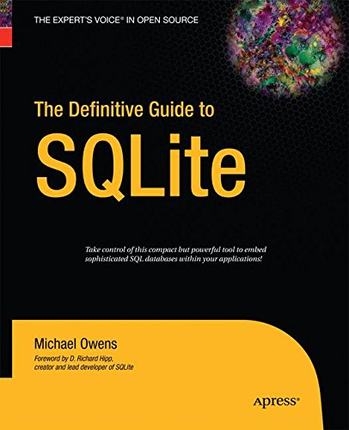 【预订】The Definitive Guide to Sqlite