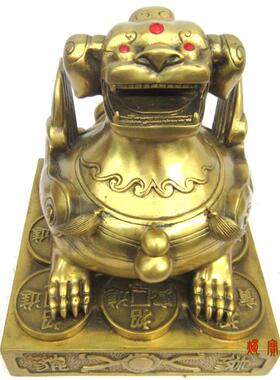 貔貅天禄招财纯铜质风水摆件皮休