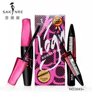 3043+ 正 SKR ghép lụa 1 + 1 sợi mascara cài đặt dày và dài không thấm nước và chống phân nửa - Kem Mascara / Revitalash