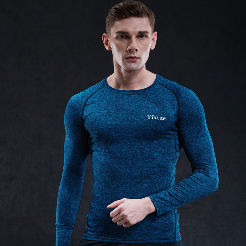 健身衣紧身衣男运动长袖健身训练跑步弹力压缩衣运动服上衣在类目 运动服/休闲服装, 健身服装, 健身衣中 - 来自Buy2taobao.com提供专业的淘宝代购服务