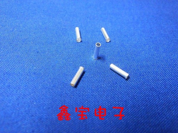 紫铜管 欧式管形端子 管型端头 管形接线端子裸连接管EN1010 50只