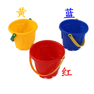 儿童钓鱼玩具桶小孩磁性钓鱼桶加厚城堡沙滩小桶广场地摊玩具水桶