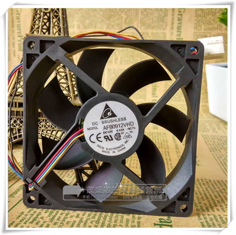 台达 9020AFB0912VHD 9cm pwm温控调速大风量 CPU散热 机箱风扇