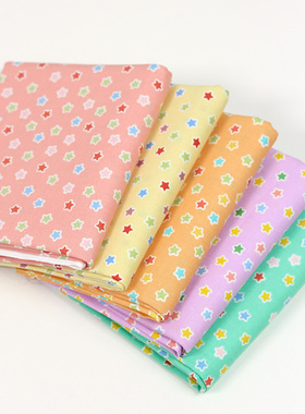 韩国进口拼布布料 印花布 手工DIY棉布 1/4码 150305-6