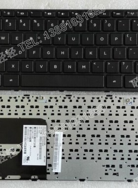 全新 HP惠普 14-D 14-N F112 TPN-F112 键盘US小回车带框 黑色