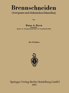 【预订】Brennschneiden: (Autogenes Und Elekt...