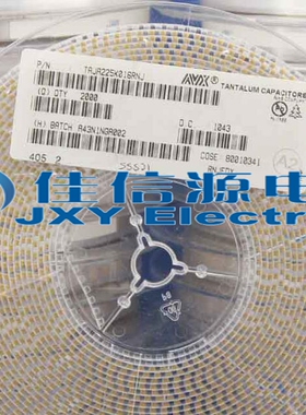 原装AVX 贴片钽电容 3216A 16V 2.2UF ±10% TAJA225K016RNJ 1206