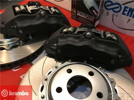 深圳NICEAUTO意大利原装BREMBO 18Z六活塞OEM高性能刹车改装套装