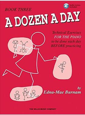 【预售】A Dozen a Day, Book 3