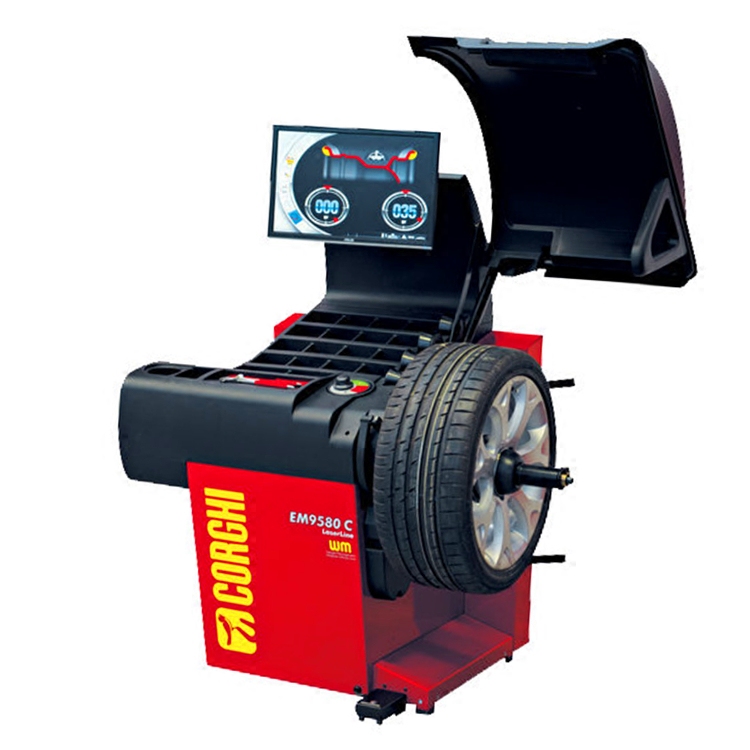 意大利科吉em9580轮胎动平衡机多套电脑程序可自动获取和检测作业