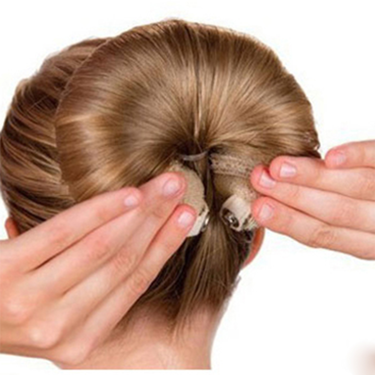 缀好韩国发饰长发变短发盘发器甜甜圈丸子头花苞头饰女盘发棒美发