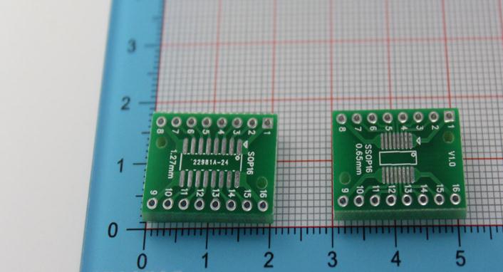 SOP16 SSOP16 TSSOP16 贴片转直插 DIP 0.65/1.27mm 转接板