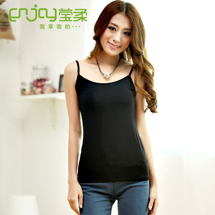 莹柔莫代尔女士吊带背心宽松内搭女打底衫修身夏季女装吊带打底衫