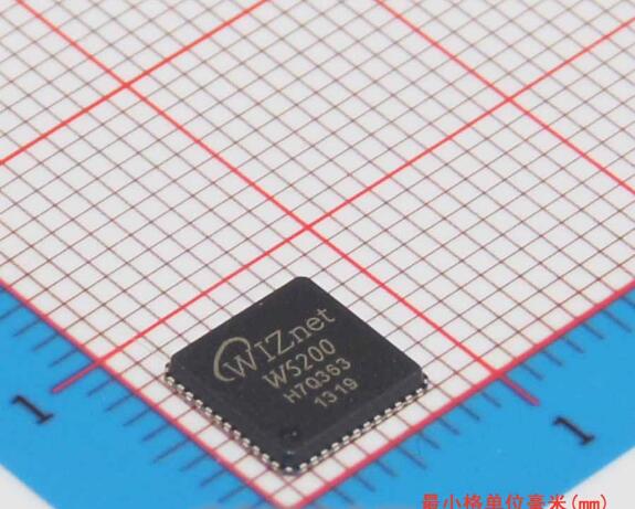 W5200 QFN48 接口芯片 控制器 进口WIZNET 原装