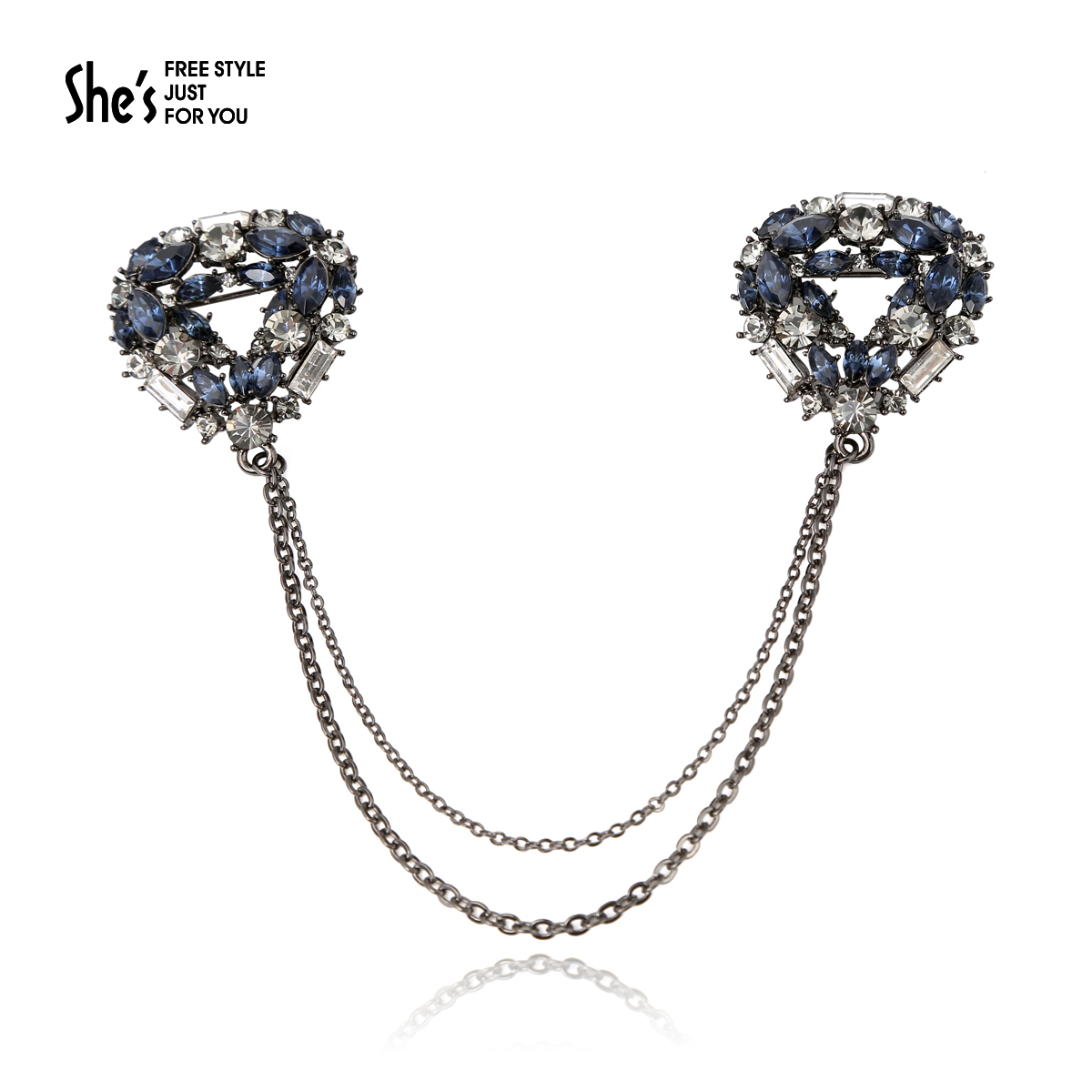 Broche femme SHES en Alliage, cristal - Ref 1187574 Image 1