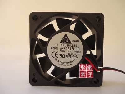 原装台达 6cm厘米CPU机箱散热风扇AFB0612HHB 6015 12V 0.18A
