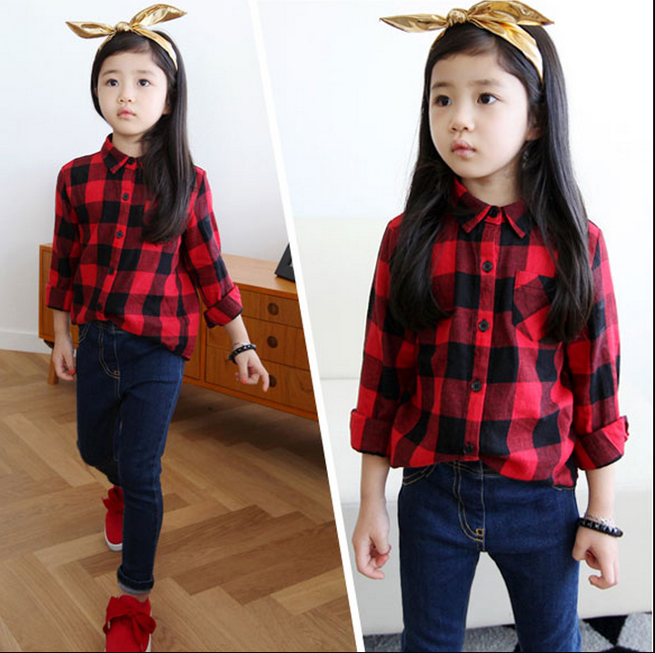 Chemise fille à manche longue - Ref 2084677 Image 1